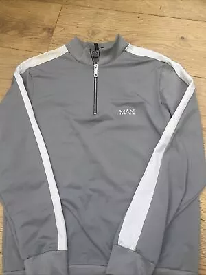 Mens Boohoo Tracksuit Style Fashionable Top • £5