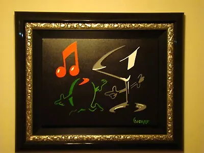 Michael Godard  Singing Martini  Original Acrylic On Canvas • $4900