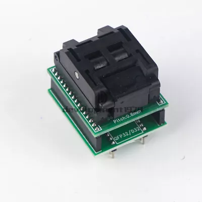 $18.88 • Buy TQFP32 DIP32/QFP32/SA663 IC Programmer Adapter Chip Test Socket