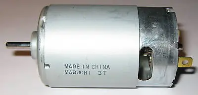 $8.95 • Buy Mabuchi 555 DC Motor - Wind Or Water Turbine Generator - 12 V - 1 V Per 500 RPM