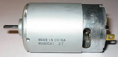 Mabuchi 555 DC Motor - Wind Or Water Turbine Generator - 12 V - 1 V Per 500 RPM • $8.95