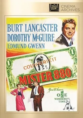 Mister 880 (1950) - Burt Lancaster Dorothy McGuire Edmund Gwenn Edmund Goulding • £36.91