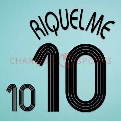 Riquelme #10 2006 Argentina Homekit Nameset Printing • £13.19