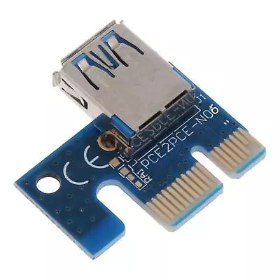 Mini PCI-E Extension Adapter USB PCI-E 1X To 16X Graphics Extender Cable Card • $3.70