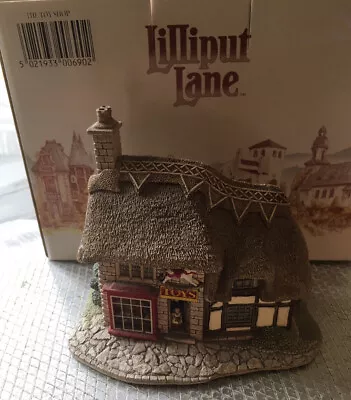 Lilliput Lane The Toy Shop Collectable Cottage Vintage Ornament Boxed With Deeds • £18