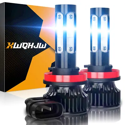 H11 H8 H9 LED Headlight Kit High Low Beam Bulbs Super Bright 6000K Xenon White • $18.99