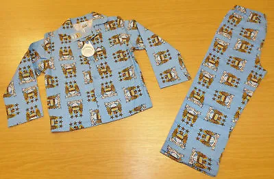 Manchester City Pyjamas Warm Boys  Brushed Cotton Flannel Pajamas • £8.99