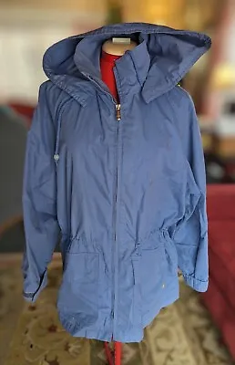 FREE Shipping!! Pacific Trail Women's Blue Hooded Long Sleeve Full Zip Jacket M  • $20.99