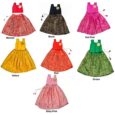 $40.69 • Buy Designer Kids Lehenga Choli Readymade Ethnic Wear Lehenga, Girl Festive Wear