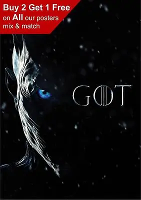 Game Of Thrones Season 7 Poster  A5 A4 A3 A2 A1 • £3.99