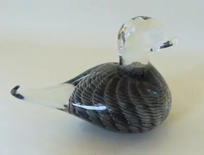 Marcolin Art Glass Duck Sfumato FM Signed Numbered Lead Crystal • $24.99