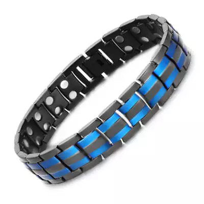 Exotic Magnetic Bracelet Men Energy Power Balance Arthritis Pain Relief Joy Calm • $29.88