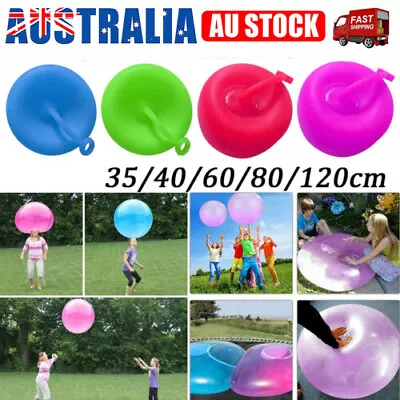 Super Wubble Bubble Ball Firm Water Balloons Inflatable Refillable Stretch Toy • $10.99