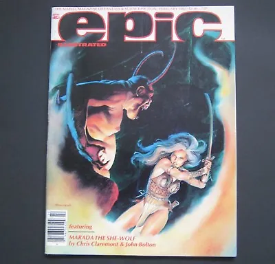Epic Illustrated 10 - John Bolton.  VG/Fn  Marvel.  1982 • $24.82