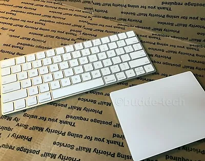 Apple Wireless Keyboard Trackpad 2 Set Bluetooth MLA22LL/A A1644 MJ2R2LL/A A1535 • $215.84