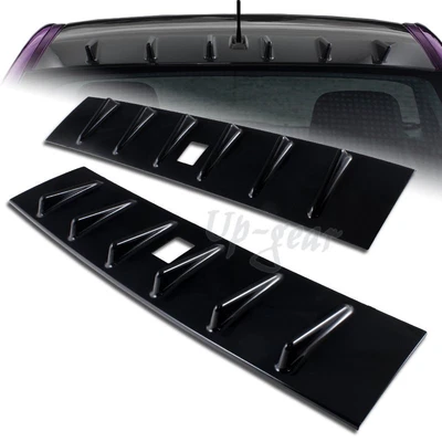 $36.50 • Buy For 08-16 Mitsubishi Lancer EVO Glossy Black Vertex Shark Fin Roof Spoiler Wing