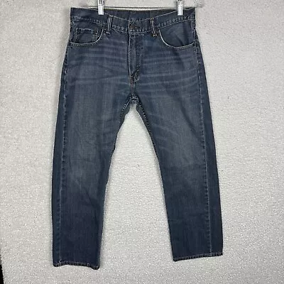 Levis 559 Straight Leg Mens Jeans Size 34x30 Denim Blue Relaxed Fit Pockets Logo • $12.99