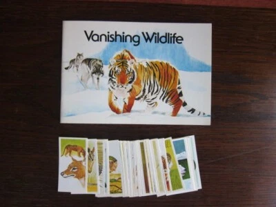 £4 • Buy BROOKE BOND VANISHING WILDLIFE 1978 EMPTY ALBUM + INSERT + SET CARDS Vgc