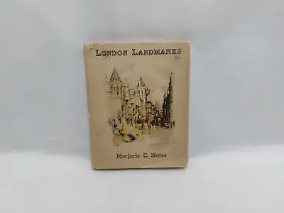 London Landmarks By Marjorie C Bates Vintage Pocket Souvenir Hardback C.1930s • $12.43