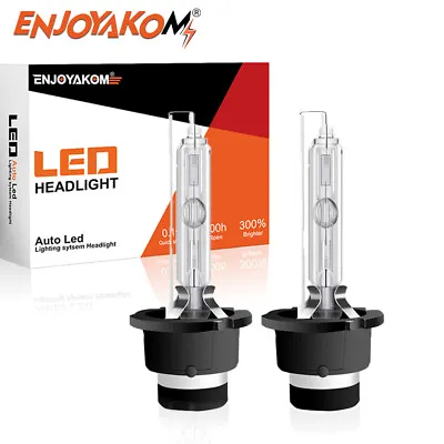 2x D2S 35W 6000K HID Xenon Replacement Low/High Beam Headlight Lamp Bulbs White • $16.14