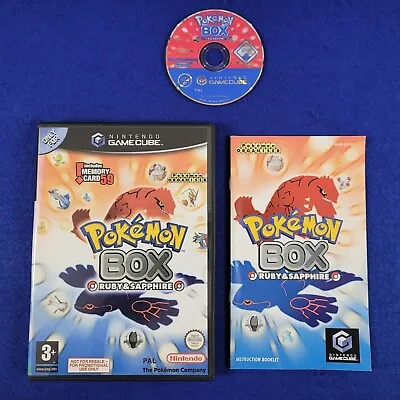 Gamecube POKEMON BOX Ruby & Sapphire PAL UK VERSION -Make Your Selection Pokémon • $349.99