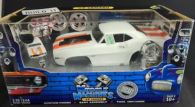 1/18 & 1/64 Muscle Machines 1969 Camaro White/Orange  Build It  Kit • $22.76