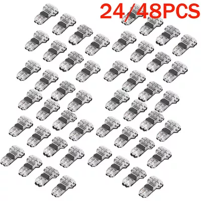 24/48pc Low Voltage T Tap Wire Connectors 3 Way Wire Connector For 18-22AWG Wire • $14.78