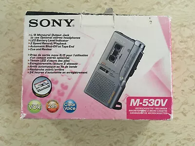 £35 • Buy Retro Vintage Sony M-530v Microcassette Voice Recorder / With Tape