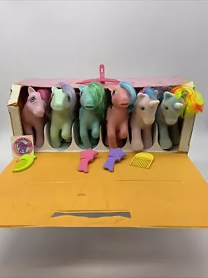 1983 My Little Pony Carry Case 4 Pegasus Ponies 2 So Soft With Accessories • $120