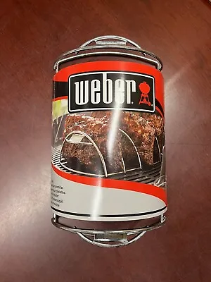 Weber Original RIB RACK Chrome Plated Steel Grill BBQ 6605 BRAND NEW • $22.99