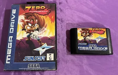 Zero - The Kamakaze Squirel - Sega Mega Drive Game • $50