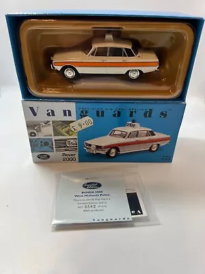 Corgi Vanguards Police Rover 2000  West Midlands Police - Excellent In Box • $29.99