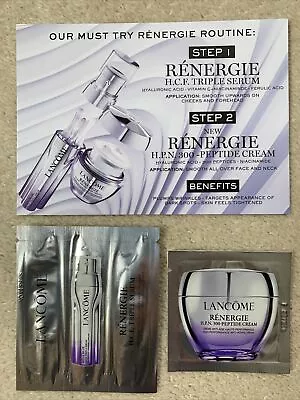 Lancome Renergie Anti Ageing HCF Triple Serum 1 Ml & Rénergie HPN Peptide Cream • £9.99