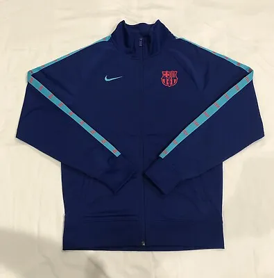 Nike X Barco Fc Barcelona Royal Blue Soccer MLS Track Jacket Men’s Size S • $19.99