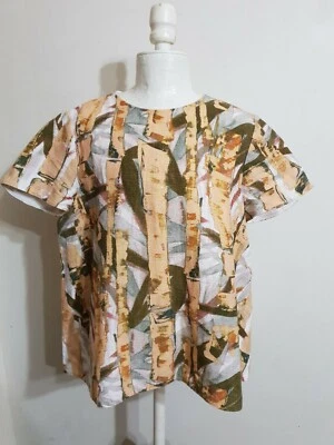 $79.95 • Buy Scanlan Theodore  Cotton And Linen Top Size 12