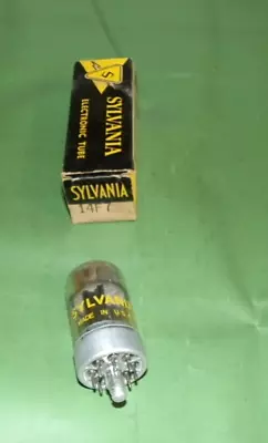 Vintage Electronic Vacuum Tube Untested Sylvania 14F7 Orig Box (6 AVL Matched) • $8.95