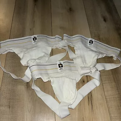 Bundle Of 3 Youth Large Vintage Fur-Line Jockstrap Made In USA • $24