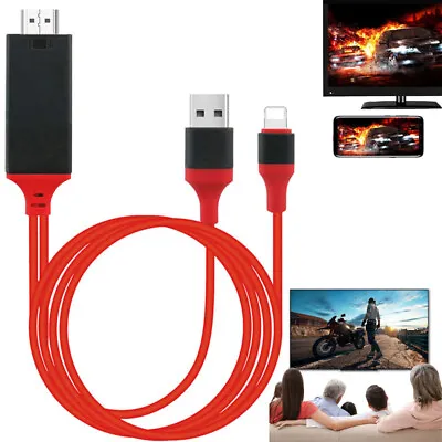 IOS16 Phone To HDMI HDTV TV Video Cable AV Video Adapter For IPhone IPad Air Pro • $6.68