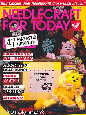 $4.99 • Buy Needlecraft For Today Magazine Jan/Feb 86 ~ Knit ~ Crochet ~ Cross Stitch ~ More