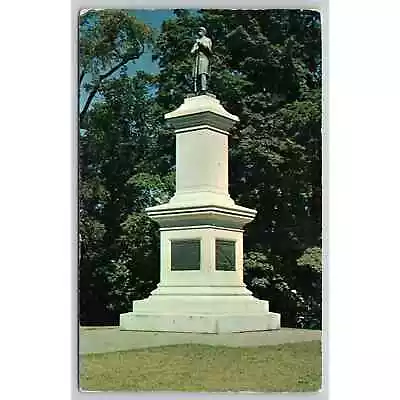 Postcard VT Brattleboro The Civil War Memorial • $4.73