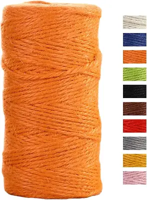 JeogYong Jute Twine String 2mm X 100m Natural Coloured Jute String 3-ply Garden • £8.96