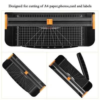 Heavy Duty A4 Photo Paper Cutter Guillotine Card Trimmer Ruler Home Office Arts • £7.89