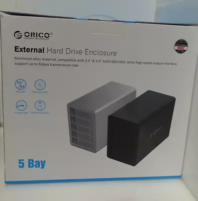 Orico 5 Bay  External Hard Drive Enclosure (3559C3) • $42