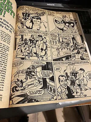 MMMS FAN CLUB/ART In Rare 1966 Magazine Marvel Superheroes Spiderman MARVELMANIA • $299.99