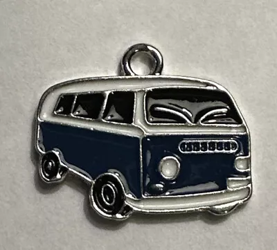 Cool VW Style Camping Van Charm For Jewelry Making DIY Crafts (Case 9-1) • $1.50