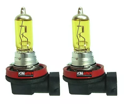 H11 55W Super Yellow Xenon Gas Halogen Headlight Low Beam Fog Light Bulbs D590 • $5.99