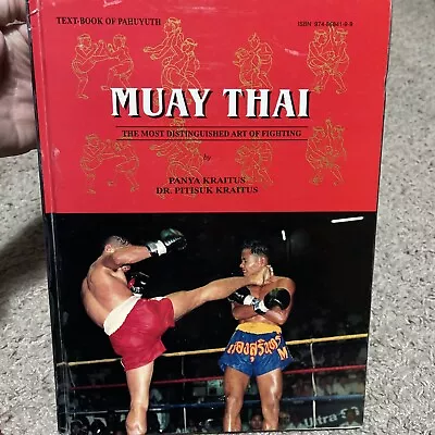 Rare 1990 Muay Thai Boxing Hard Cover Illustrated Martial Arts Self Defense 244p • $129.99