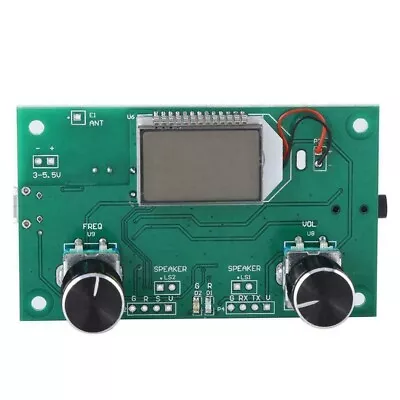 Wireless FM Radio Module With LCD Display Easy Volume And Frequency Adjustment • £14.50