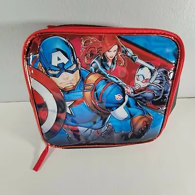 Marvel Avengers Lunch Bag Insulated With Captain America Black Widow Ant Man • $10.96