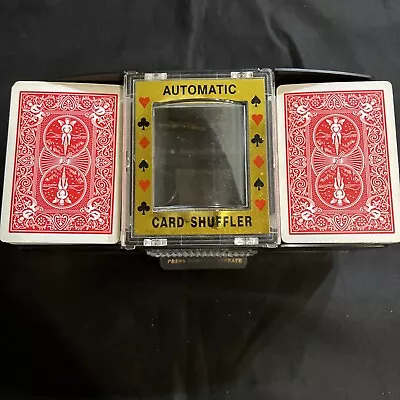 Vintage 1987 Jobar Automatic Card Shuffler 1 Or 2 Decks Tested And Works As Pics • $9.99